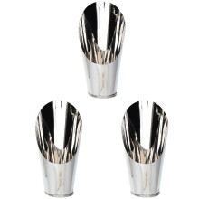 3Pièces Outils De Jardinage Argentés Portables Pelles À Plantation