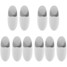 10Pcs Grey Silicone Toothbrush Shower Holder Wall Mount for Bathroom