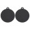 2Pièces Silicone Anti-Dérapant Protection Table Four Noir 1