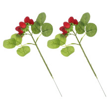 2Pièces Branche De Baies Artificielles Pour Décorations