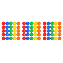 150Pièces Petites Boules De Loterie Plastique Colorées Pour Événements