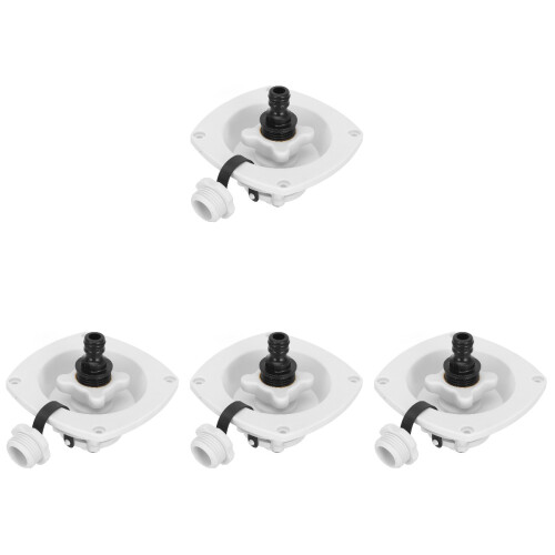 4Pièces Pièce Remplacement Entrée D'eau Rv Durable Et Étanche