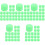 100Pièces Protège-Écrous Hexagonal Silicone Vert Clair Pour 4
