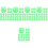 100Pièces Protège-Écrous Hexagonal Silicone Vert Clair Pour 5