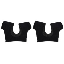 2Pièces Sous-Vêtement Anti-Sueur Polyester Noir Sous Bras Femme