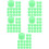 100Pièces Protège-Écrous Hexagonal Silicone Vert Clair Pour 8
