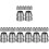 32Pcs Metal Wedges Durable Handle Fixing Supplies 1