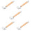 5Pcs Wallpaper Seam Roller with Wood Handle Lightweight Smoothing Tool 9