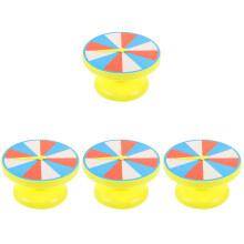4Pièces Roue Tournante Durable En Plastique Pour Fêtes Et Écoles