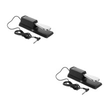 2Pcs Black Sustain Pedal for Electronic Piano Keyboards