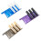 3Pcs Stackable Purple Plastic Essential Oil Bottle Holder with 5 Slots 3