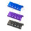 3Pcs Stackable Purple Plastic Essential Oil Bottle Holder with 5 Slots 5