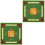 2Pcs Durable Green Mahjong Table Mat Polyester Surface Latex Anti-Slip 3
