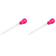 2Pcs Pink Fish Tank Pipette Aquarium Cleaning Tool Durable and Safe