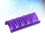 3Pcs Stackable Purple Plastic Essential Oil Bottle Holder with 5 Slots 10