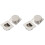 Set Of 2 Latch Kitchen Cabinet Knobs Pocket Door Pull Black 1