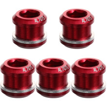5Pcs Red Aluminum Drum Vent Screws for Bass Snare Tom Drum Kit