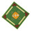 2Pcs Durable Green Mahjong Table Mat Polyester Surface Latex Anti-Slip 10