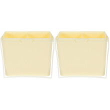 2Pcs Reusable Paint Brush Cleaner Light Yellow Plastic