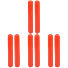 8Pcs PVC Inflatable Cheer Sticks Red for Outdoor Sports and Party Use
