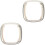 2Pièces Cache Protection Montre Argent Antidéformation Solide 3