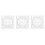 3Pcs Transparent Circle Template Rulers for Geometric Drawing 5