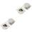 Set Of 2 Latch Kitchen Cabinet Knobs Pocket Door Pull Black 3