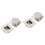 Set Of 2 Latch Kitchen Cabinet Knobs Pocket Door Pull Black 4