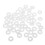 150Pcs White Rubber Jar Seals with Easy Installation for 3