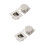Set Of 2 Latch Kitchen Cabinet Knobs Pocket Door Pull Black 7