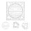 3Pcs Transparent Circle Template Rulers for Geometric Drawing 9