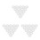 150Pcs White Rubber Jar Seals with Easy Installation for 6