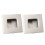 Set Of 2 Latch Kitchen Cabinet Knobs Pocket Door Pull Black 9