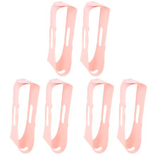 6Pcs Unisex Pink Anti Snore Chin Straps Comfortable