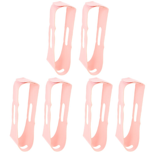 6Pièces Strap Anti-Ronflement Rose Confortable Pour Utilisateurs