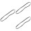 3Pcs Black Cassette Drive Belts Rubber Tape Recorder Replacement 7