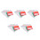 5Sets PVC Bridge Bidding Cards Assorted Color Durable Props 4