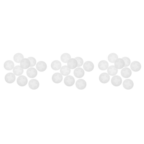 30Pcs White Plastic Paint Bucket Lids Secure Seal Drum Covers