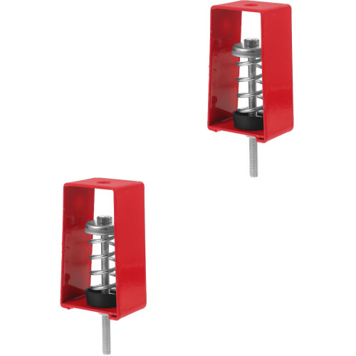 2Pcs Ceiling Mount Vibration Isolator Red Rubber for Home Theater Use 2