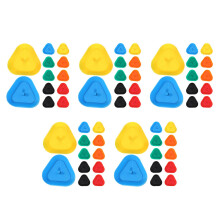 60Pcs Practical Plastic Triangle Card Tray Holder for Kids and Teens