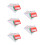 5Sets PVC Bridge Bidding Cards Assorted Color Durable Props 7