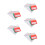 5Sets PVC Bridge Bidding Cards Assorted Color Durable Props 8