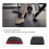2Pcs Cotton Abdominal Mat Foldable Core Trainer Pad Black for Exercise 9