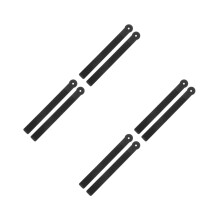 8Pcs Black ABS Roller Skate Straps for Snowboard and Skating Shoes