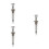 3Pcs Silver Alloy Pinball Rod for Game Machine Accessories 5