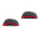 2Pcs Cotton Abdominal Mat Foldable Core Trainer Pad Black for Exercise 11