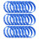 120Pièces Bracelets Silicone Bleus Accessoires D'obtention 2025 3