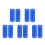 120Pièces Bracelets Silicone Bleus Accessoires D'obtention 2025 4