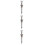 3Pcs Silver Alloy Pinball Rod for Game Machine Accessories 1