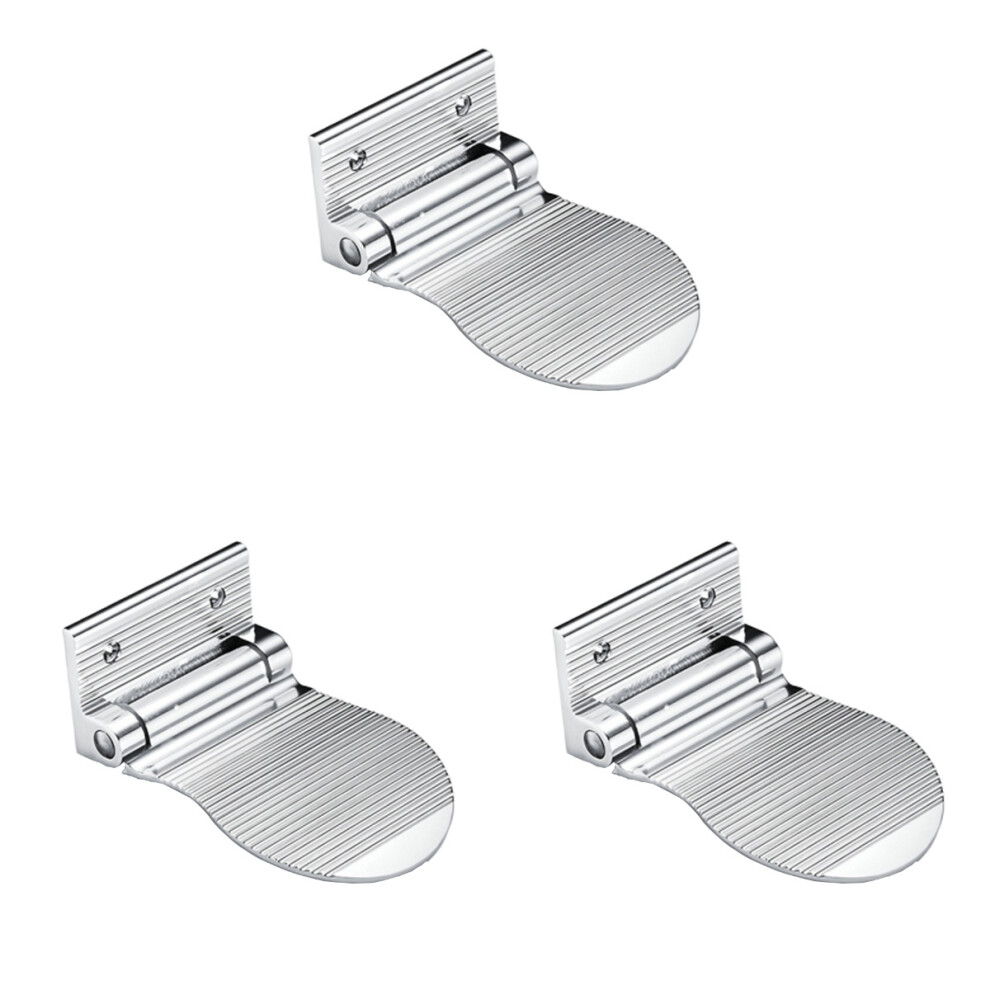 Totority 3Pcs Foot Rest For Shower Aluminum Pedal